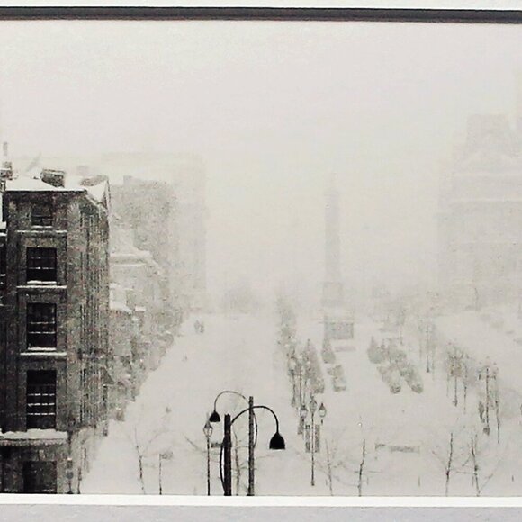 Silver Bromide Photograph Allan Manus Montréal Place Jacques-Cartier Wit… - Picture 3 of 5